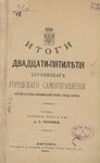 Обложка книги Горловский Л.Н. Итоги 25-летия Херсонского городского самоуправления:
