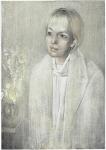 Портрет Ірини Барах. Пастель. 2001 р.