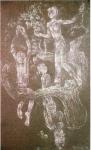 Старий горіх. Папір, пастель. 1997 р.