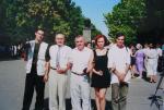 З колегами - тележурналістами біля пам