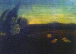 Михайлів Ю. Старий цвинтар. Полотно, олія. 1916 р.